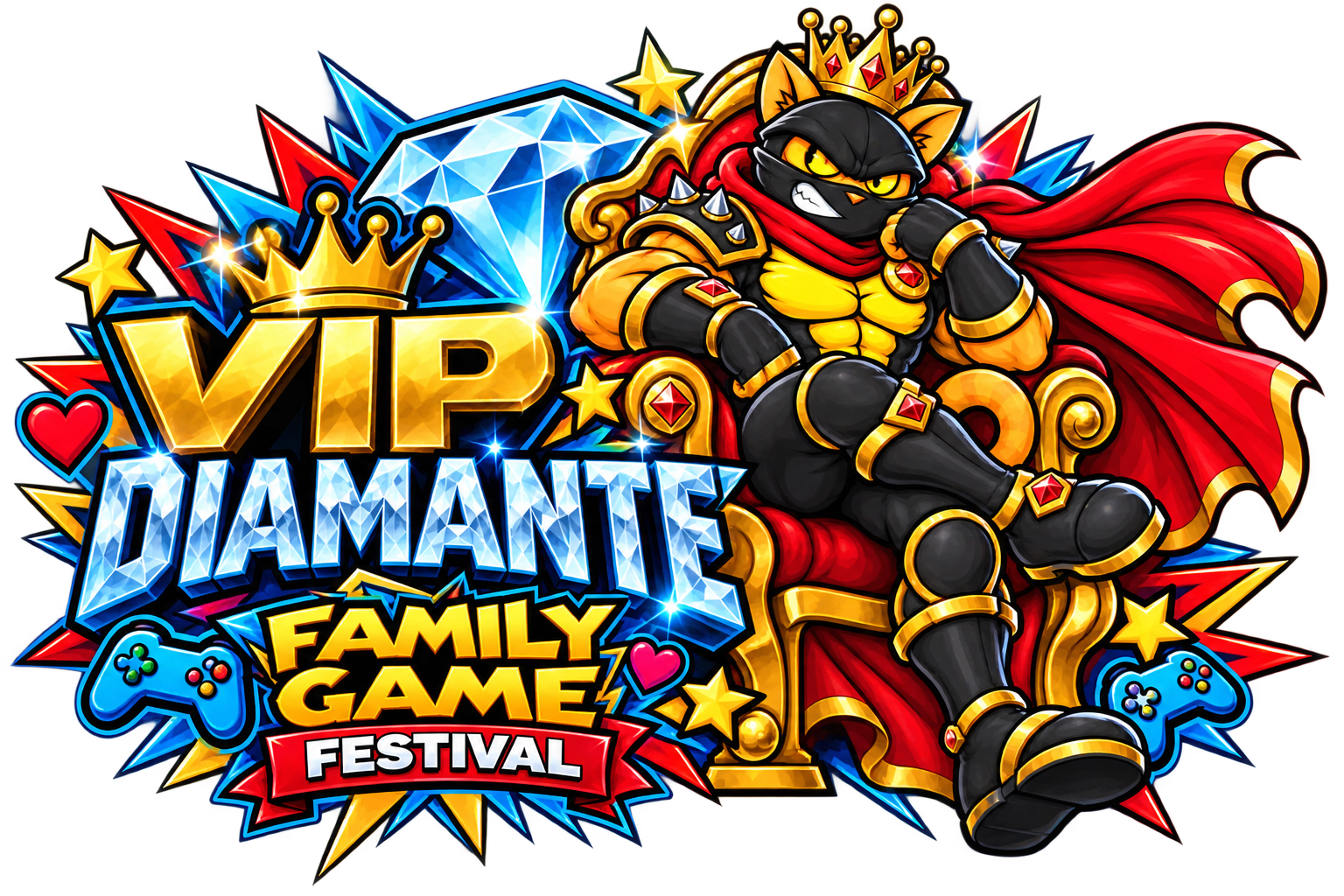 Bag VIP Diamante Family Game Festival